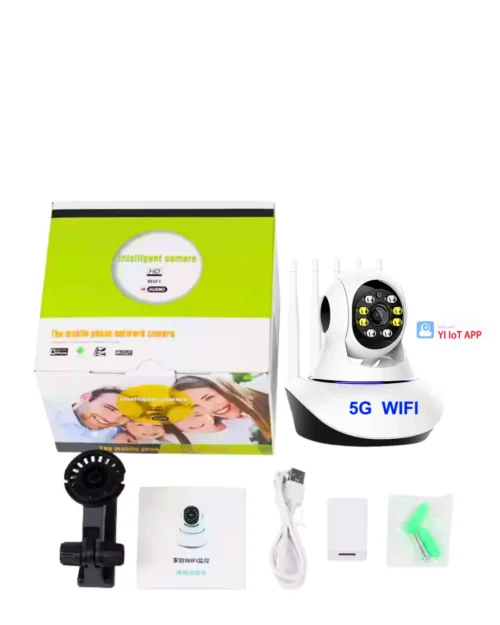 Cámara de vigilancia inalámbrica, 5 antenas,