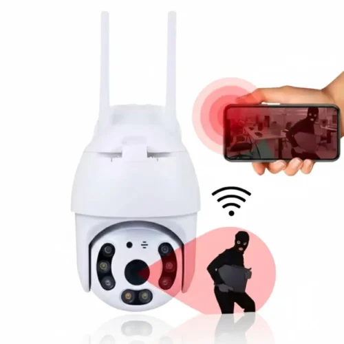 Cámara de Seguridad IP para Exterior Monitoreo desde el Celular Cámara IP inalámbrica inteligente para exteriores