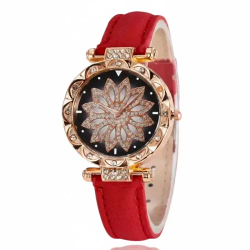 Combo Reloj con Aretes para Mujer Presentación para Regalo Conjunto Femenino Reloj y Pendientes Estilo Moderno