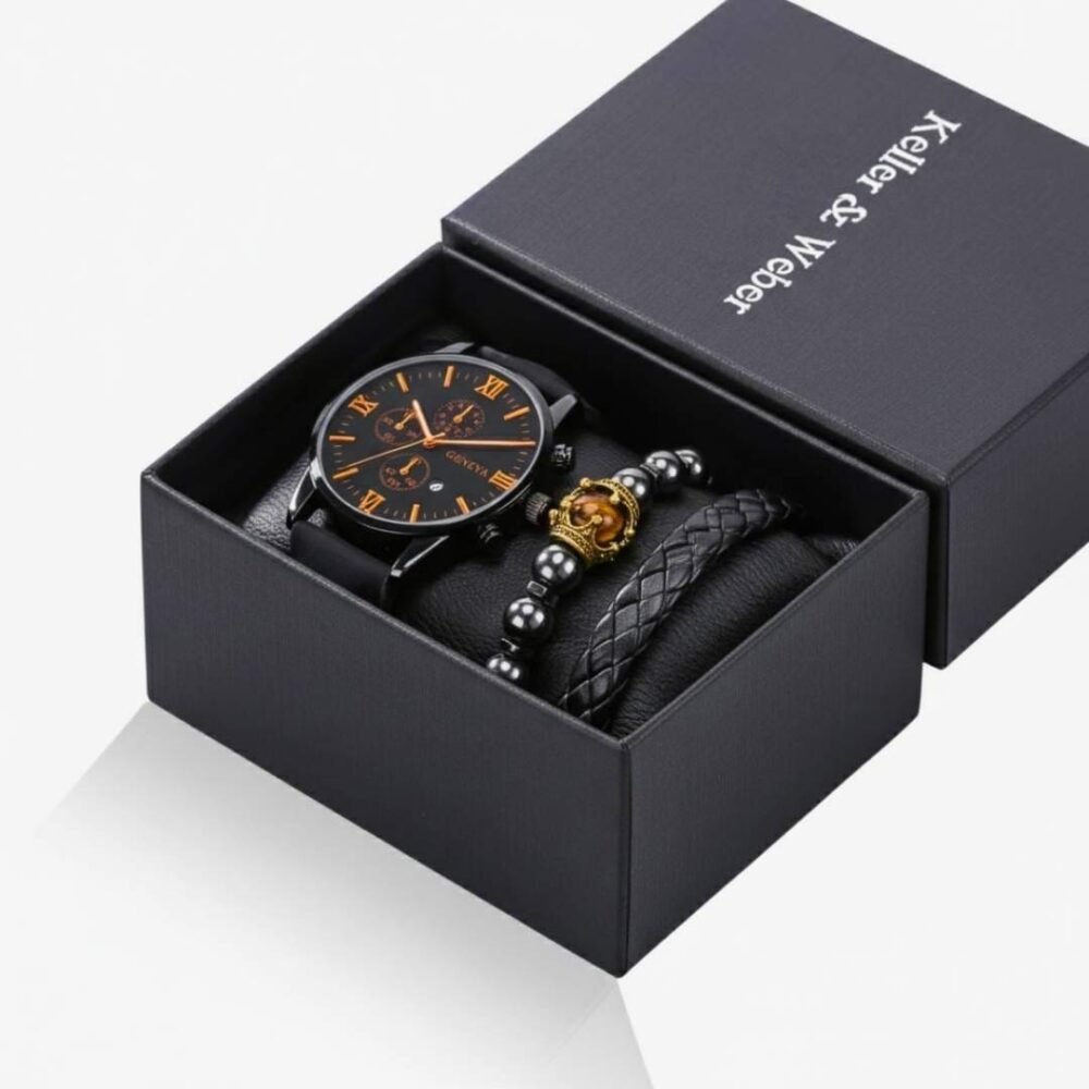 conjunto de relojes de pulsera para hombre