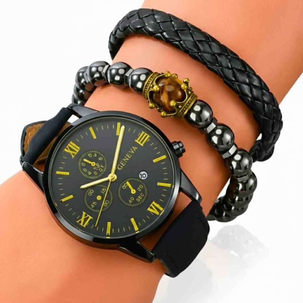 conjunto de relojes de pulsera para hombre