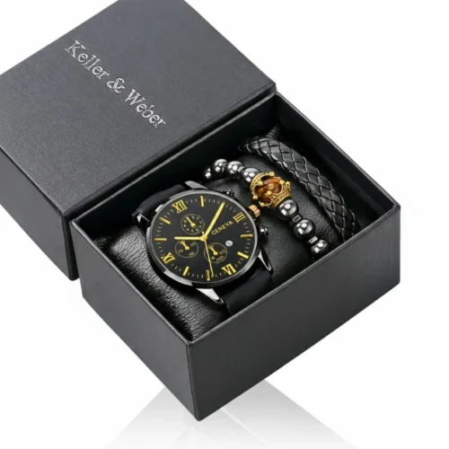 Conjunto de Relojes para Hombre Elegantes para Uso Diario conjunto de relojes de pulsera para hombre