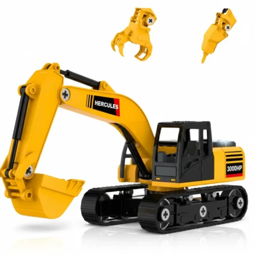 Excavadora de Juguete Armable 100 Piezas