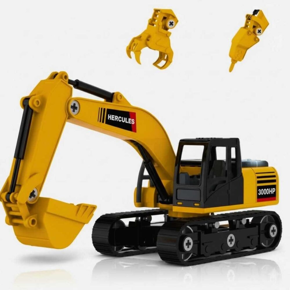 Excavadora de Juguete Armable 100 Piezas