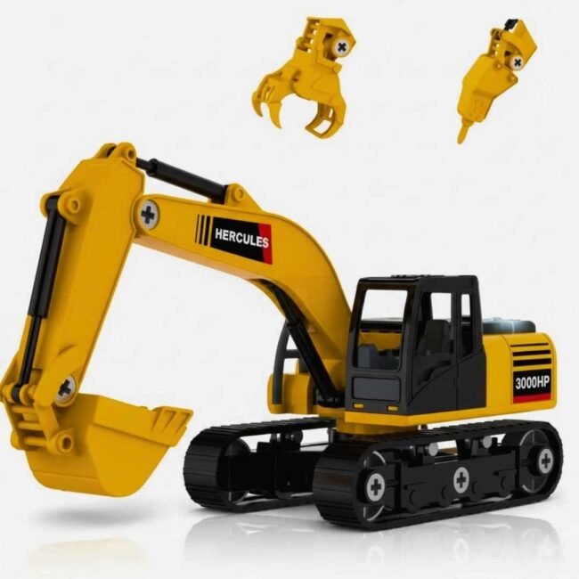 Excavadora de Juguete Armable 100 Piezas