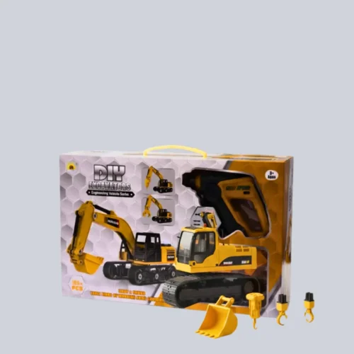 Excavadora Bricolaje Armable 100 piesas