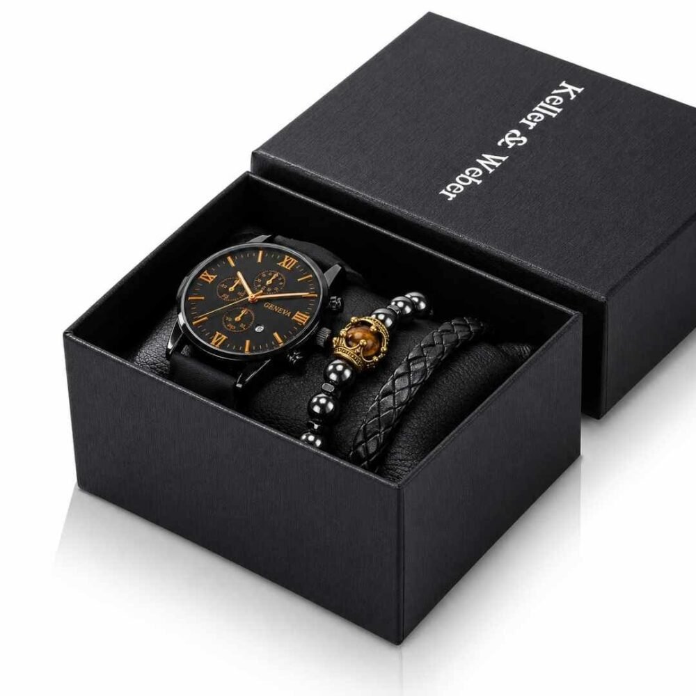 conjunto de relojes de pulsera para hombre