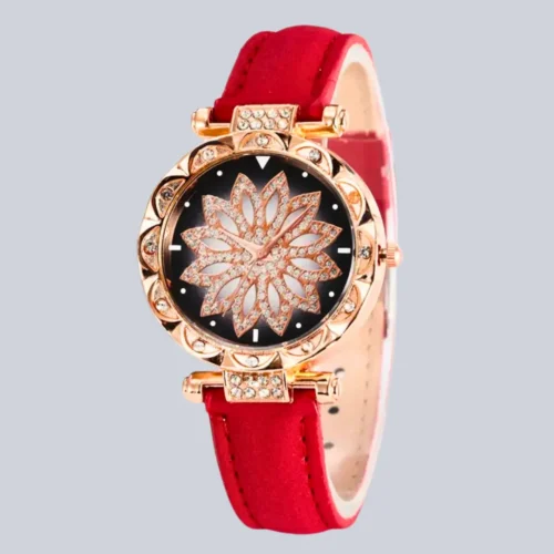 Conjunto De Reloj +Pendiente Para Mujer