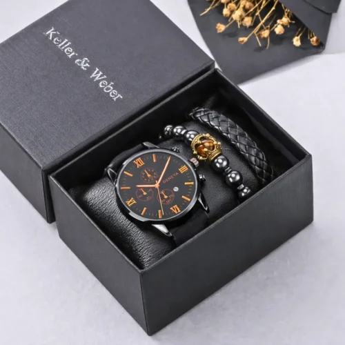 conjunto de relojes de pulsera para hombre