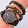 conjunto de relojes de pulsera para hombre