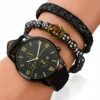 Set de Relojes de Pulsera para Hombre Estilo Clásico y Mo,derno conjunto de relojes de pulsera para hombre