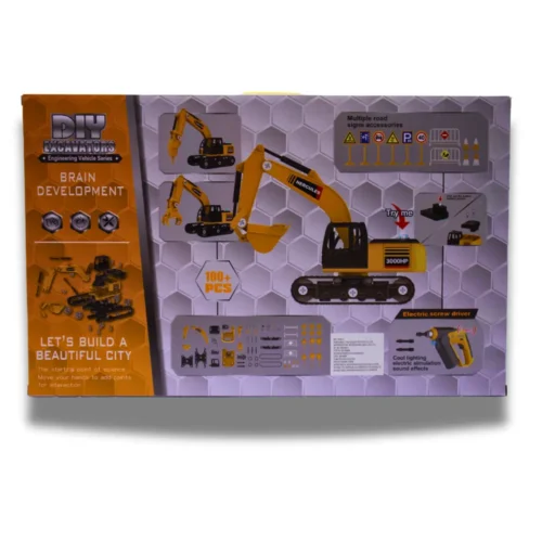 Excavadora Bricolaje Armable 100 piesas - Imagen 3