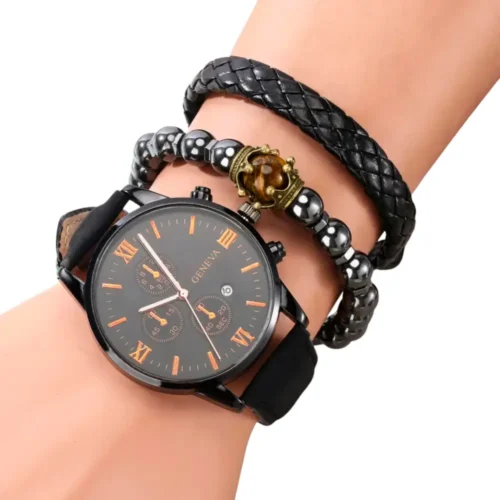 conjunto de relojes de pulsera para hombre