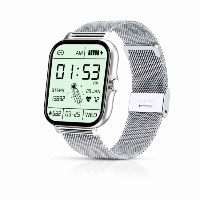 smartwatch h10 gris Smartwatch Reloj inteligente H10 con doble correa