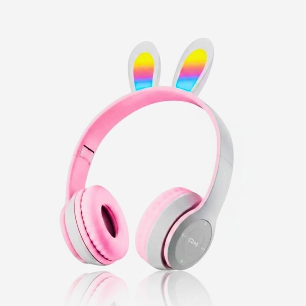 Auriculares inalámbricos con orejas de conejo