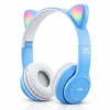 Auriculares inalámbricos con orejas de gato