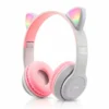 Auriculares inalámbricos con orejas de gato