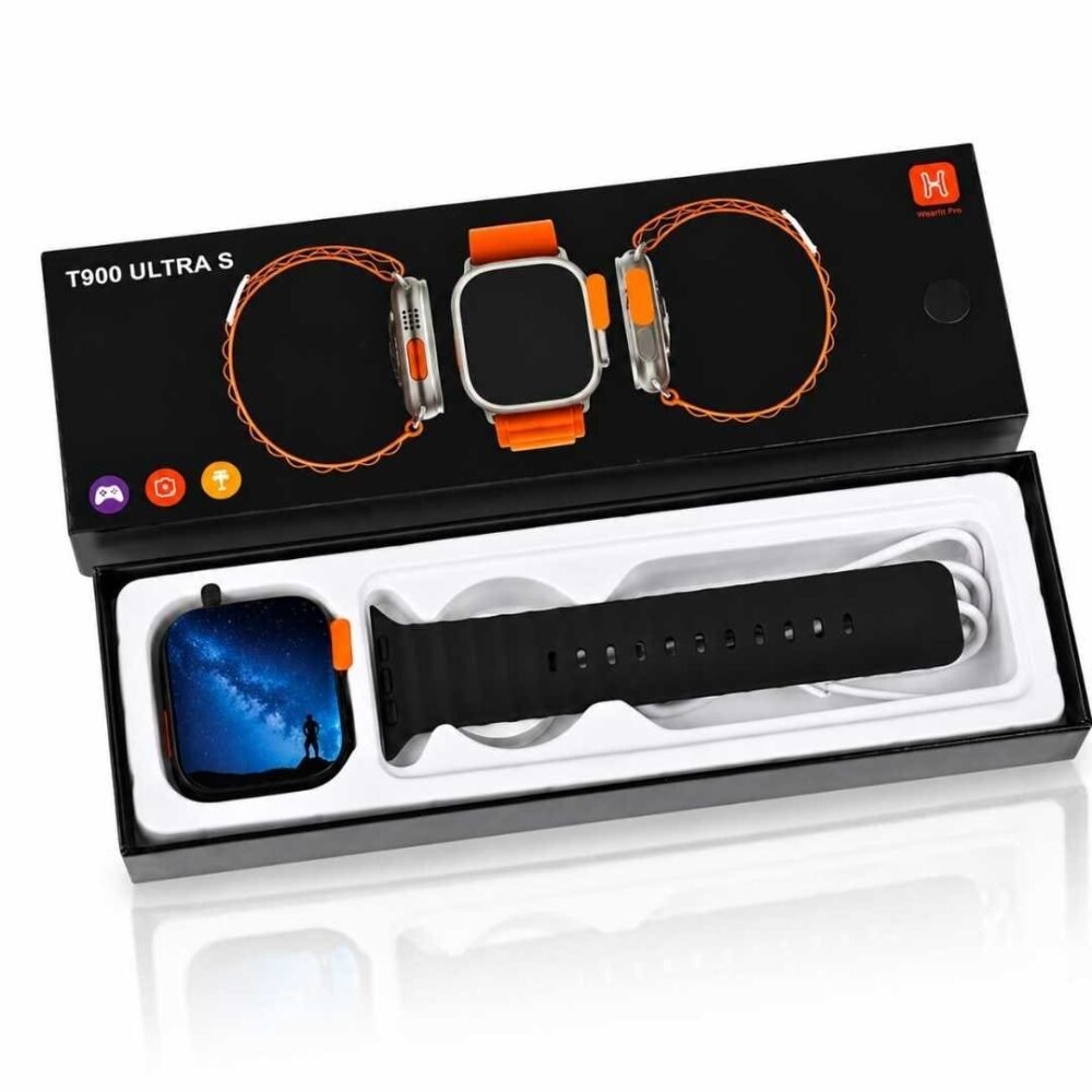 Smartwatch T900 Ultra ⌚ – Pantalla HD, Monitor de Salud y D,.iseño Deportivo Resistente Smartwatch T900 Ultra Reloj Inteligente Deportivo