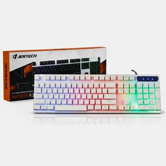 Teclado Gamer Jertech K358 LED para PC