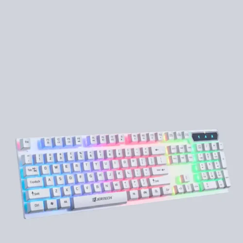 Teclado Gamer USB Jertech K-358 con Luces LED Jergech-teclado personalizado K358