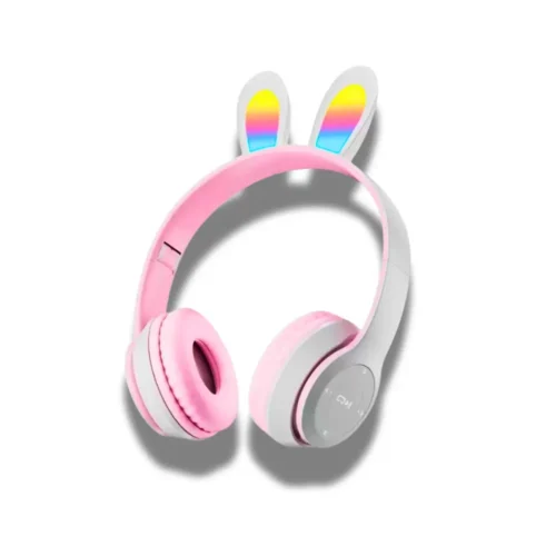 Auriculares inalámbricos con orejas de conejo y luz Led - Imagen 3