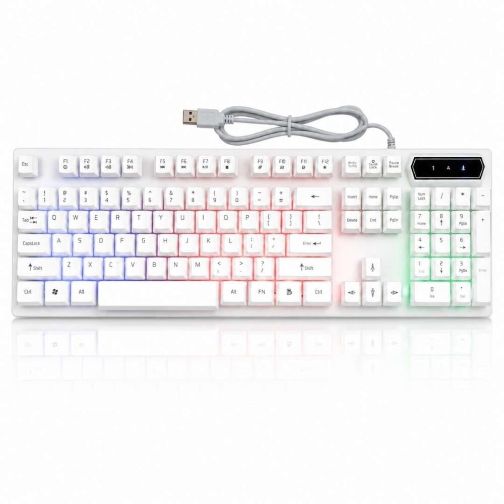teclado Teclado Gamer Jertech K358 LED para PC