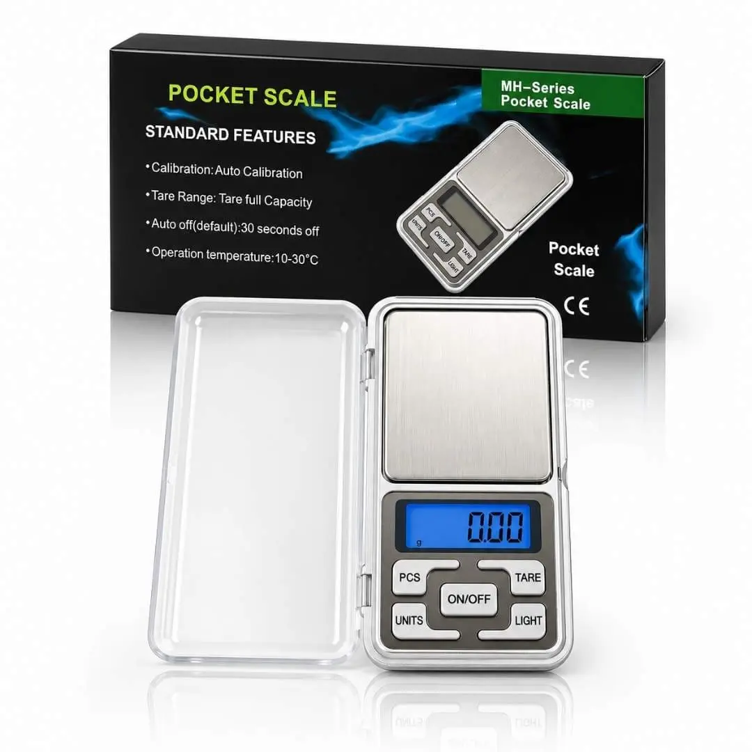 Gramera Digital 0.01g Báscula de Precisión para Joyería