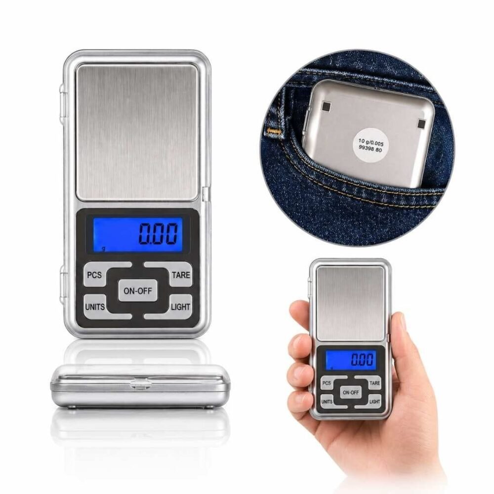 Gramera Digital 0.01g Báscula de Precisión para Joyería