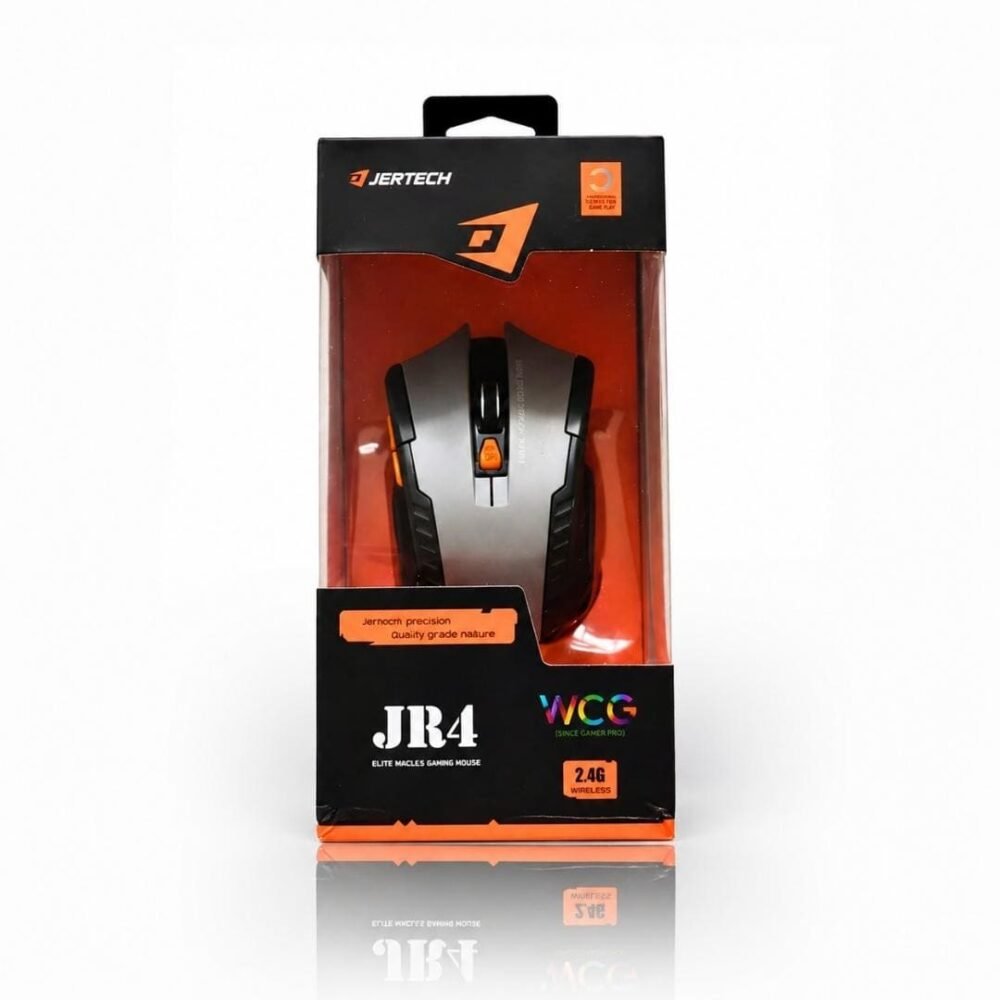 Mouse Gamer Inalámbrico Jertech JR4 2.4G RGB