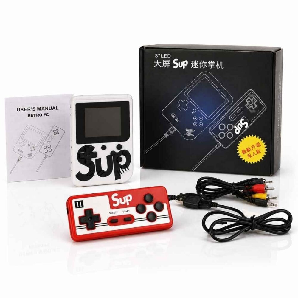 Consola portátil SUP 400 juegos HD + Control + TV