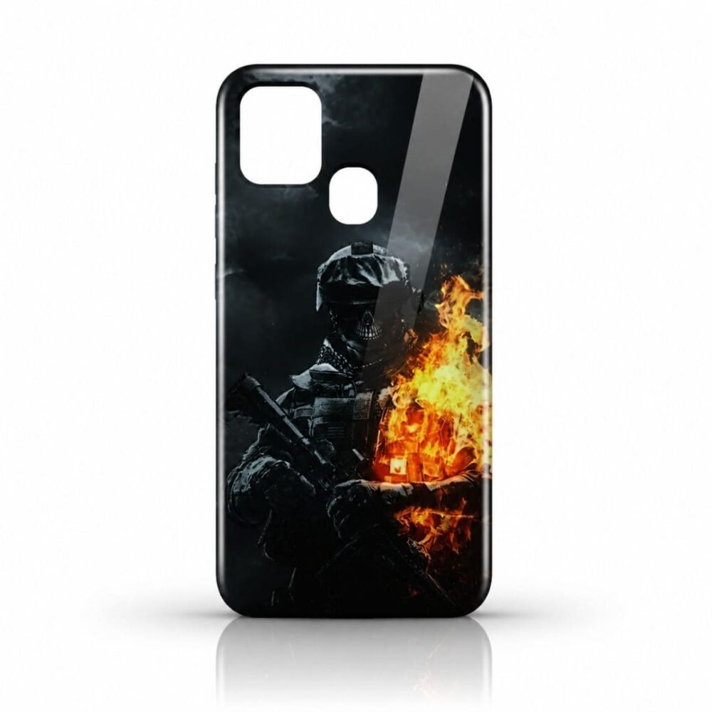 Forro Samsung A21S Gamer Antigolpes Diseño Fuego