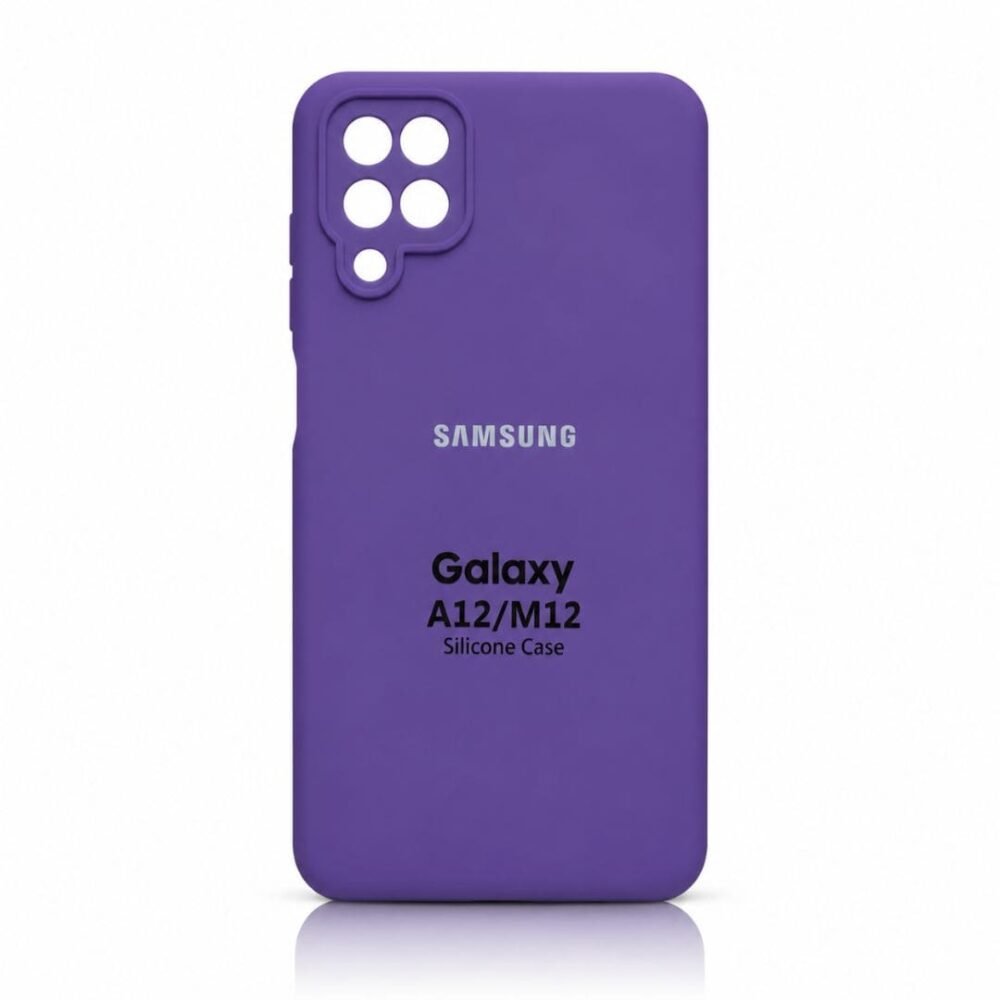 Forro Samsung A12 M12  Morado  Antigolpes