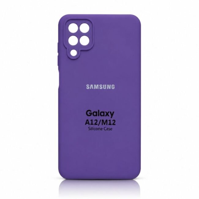 Forro Samsung A12 M12  Morado  Antigolpes