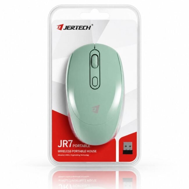 Mouse Inalámbrico JR7 2.4GHz 2400 DPI Preciso Ergonómico Para PC Laptop (1) Mouse Inalámbrico 2.4GHz 2400 DPI Ergonómico USB